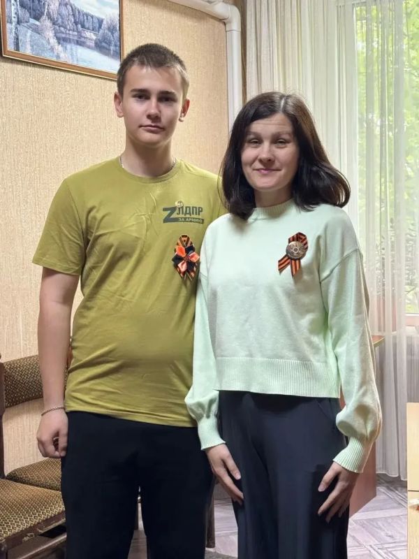 Георгиевская ленточка Победы в Кировском! Георгиевская ленточка Победы в Кировском!