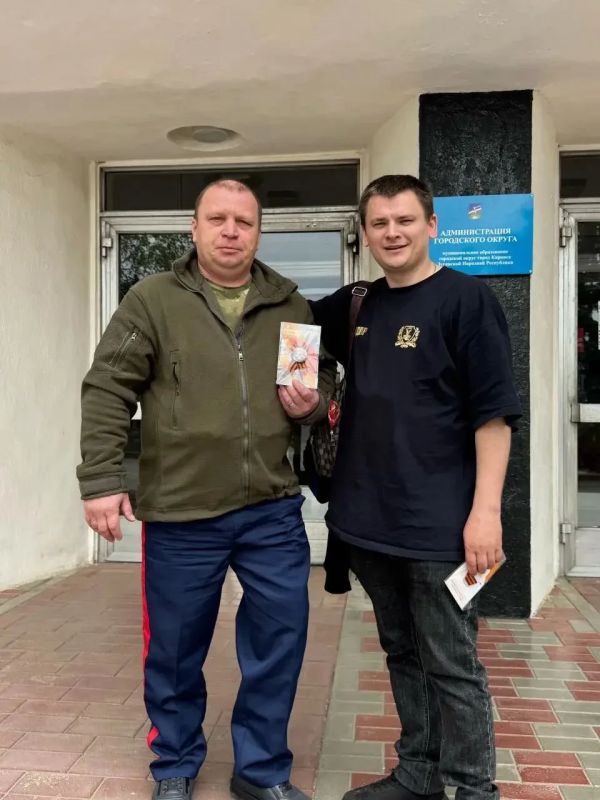 Георгиевская ленточка Победы в Кировском! Георгиевская ленточка Победы в Кировском!