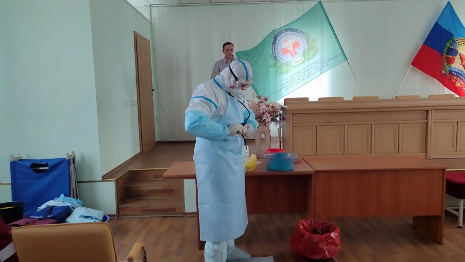 В Луганском центре медицины катастроф прошло ежегодное тренировочное занятие В Луганском центре медицины катастроф прошло ежегодное тренировочное занятие