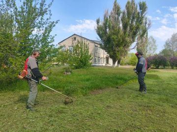 На Краснодонщине продолжаются работы по благоустройству