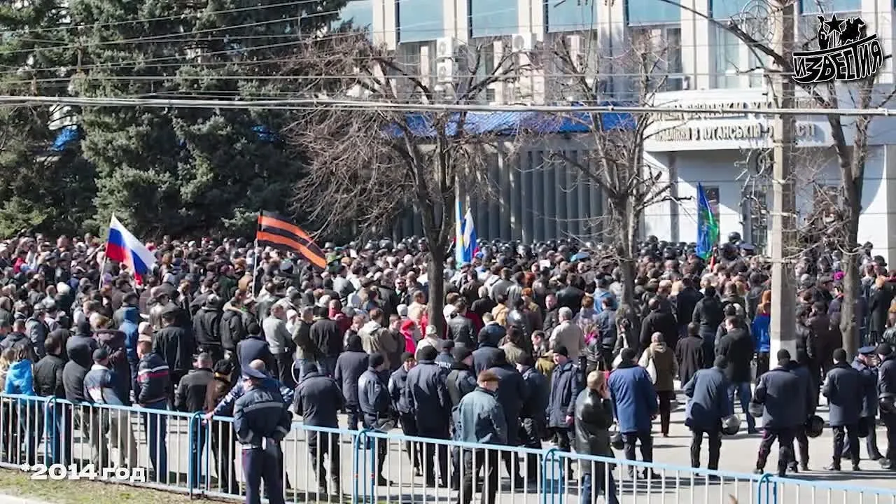 В мае 2014 года за создание ЛНР проголосовали 1 298 084 человека — более 96% участников референдума В мае 2014 года за создание ЛНР проголосовали 1 298 084 человека — более 96% участников референдума