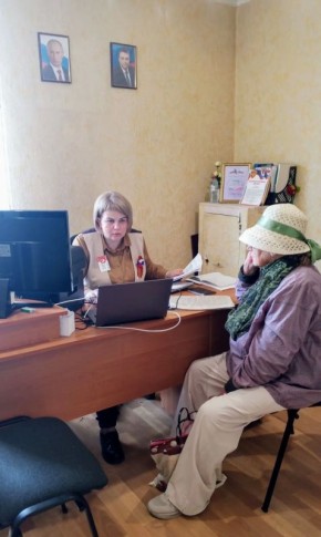 Сегодня 13 мая 2026 года в Передельском отделе жизнеобеспечения сотрудники МФЦ г. Счастье провели выездной приём граждан