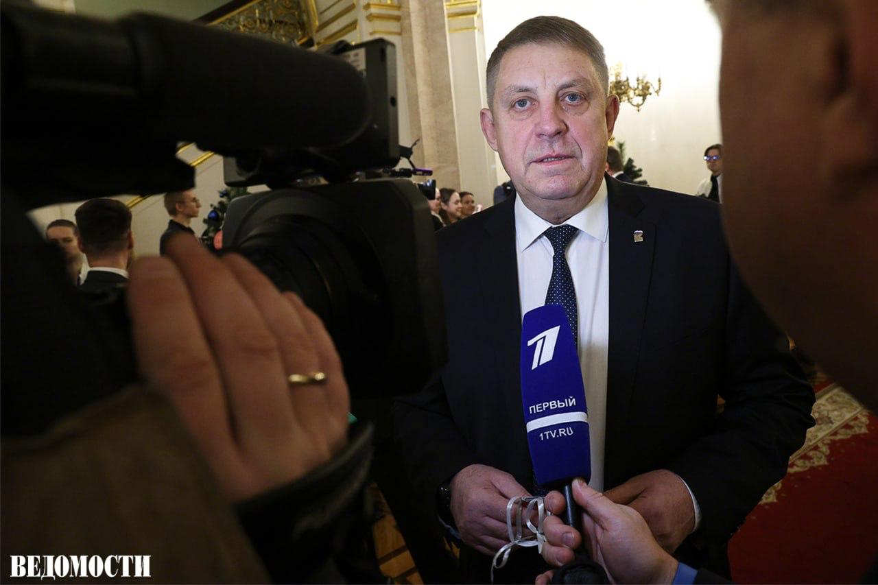Владимир Путин наградил экс-губернатора Брянской области Александра Богомаза орденом Александра Невского