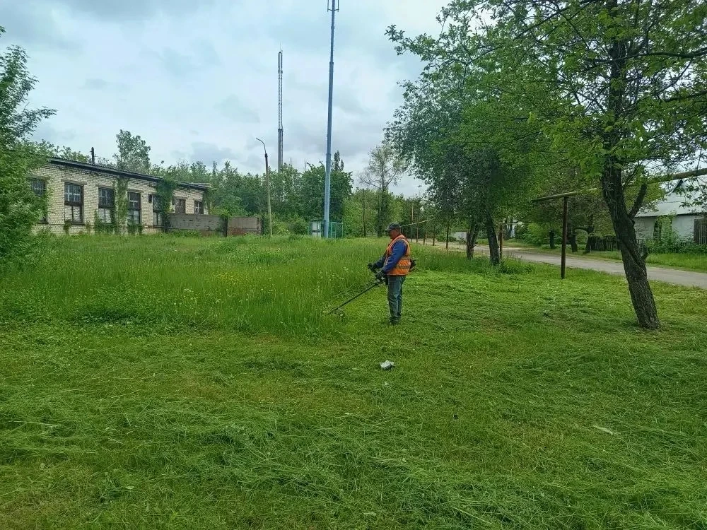 Продолжаются работы по уборке и благоустройству городских территорий Продолжаются работы по уборке и благоустройству городских территорий