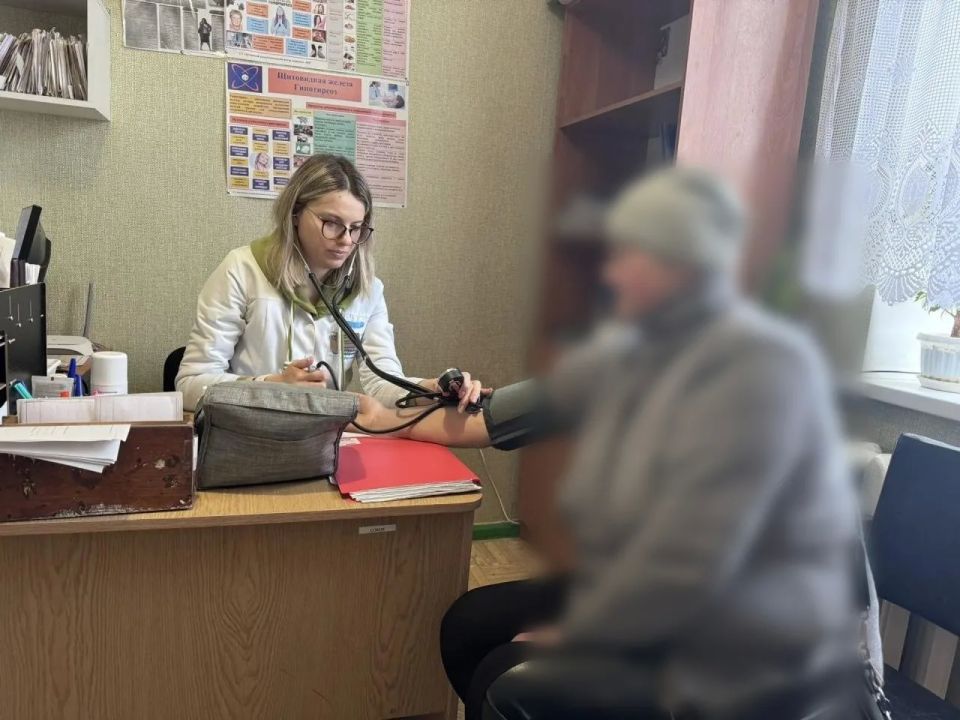 Калужские врачи провели осмотры пациентов в городе Горское
