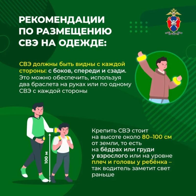 Важное предупреждение МВД: светоотражающие элементы на дороге Важное предупреждение МВД: светоотражающие элементы на дороге
