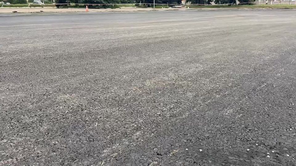 В подшефном Краснодоне активно продолжается капитальный ремонт территории автостанции, расположенной на улице Октябрьской, 3