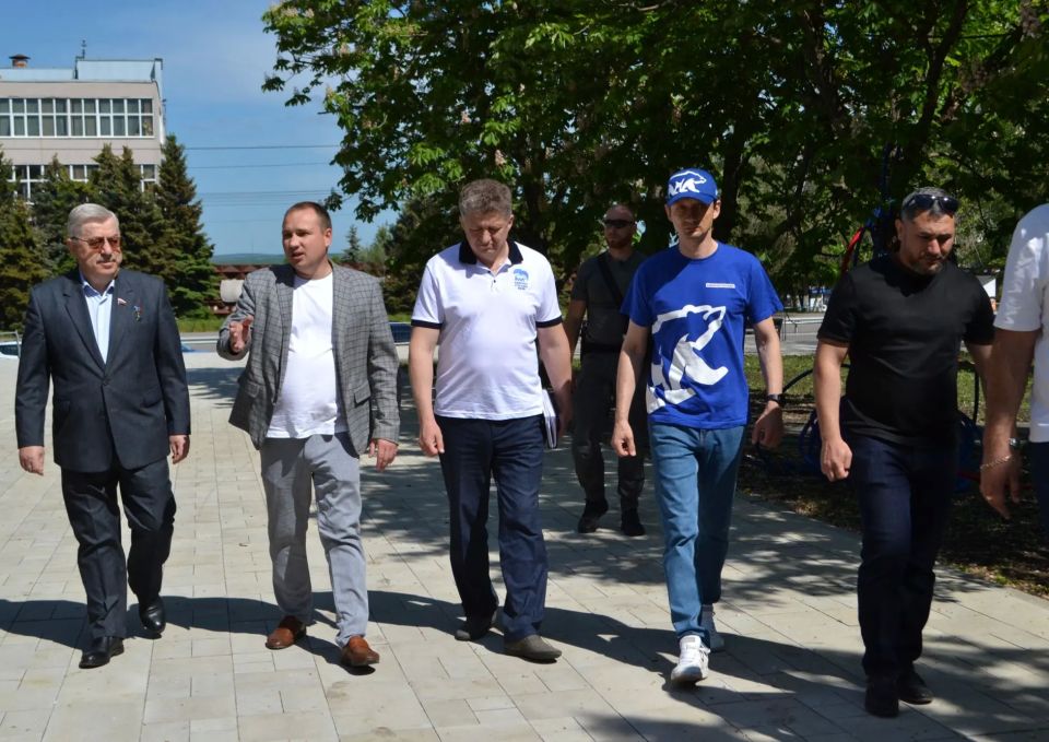 В Парке дружбы проверили ход восстановления В Парке дружбы проверили ход восстановления