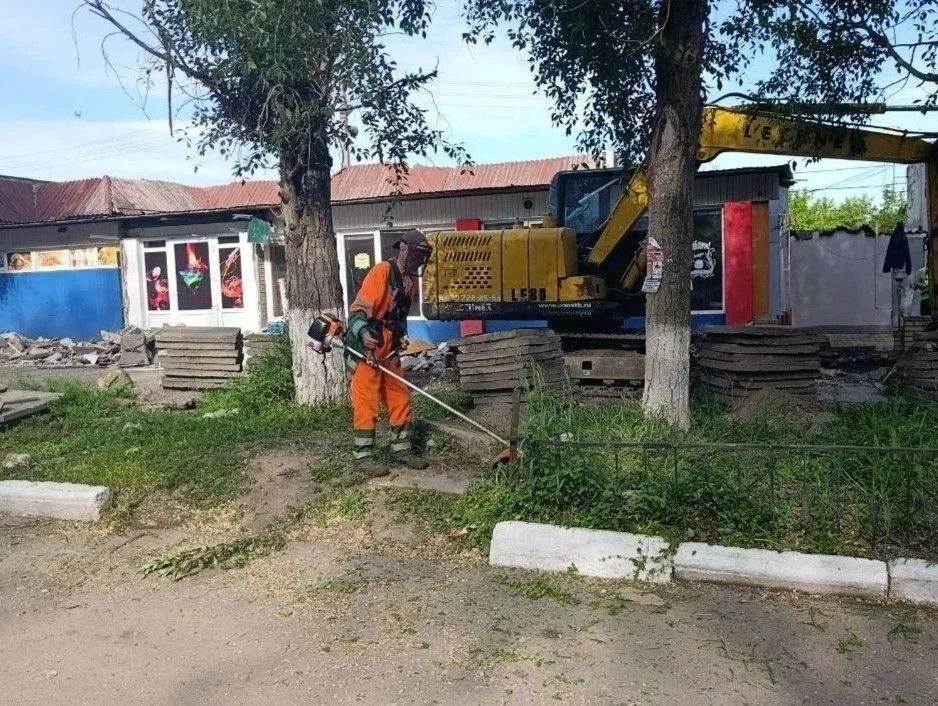 Коммунальными службами проведены работы на территории города