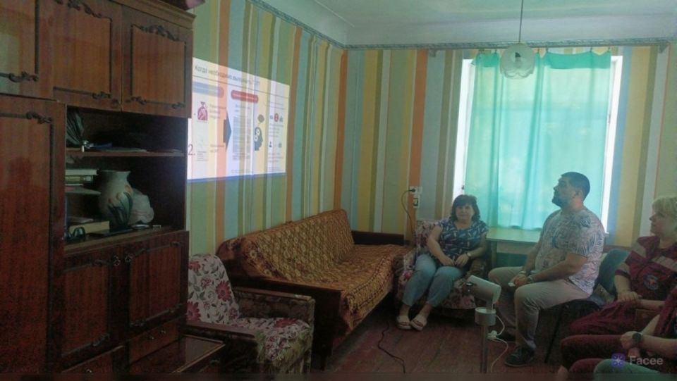 Плановая обучающая лекция прошла для сотрудников Луганского центра медицины катастроф