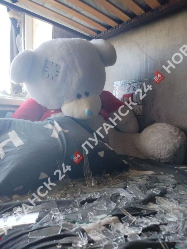 Кадры разрушенного Старобельского колледжа с верхних этажей здания Кадры разрушенного Старобельского колледжа с верхних этажей здания