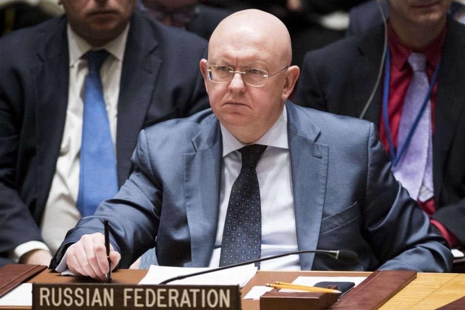 #ПрямойЭфир: Пресс-конференция Постоянного представителя России при ООН в Нью-Йорке В.А.Небензи в связи с преднамеренным ударом ВСУ по общежитию, где проживали несовершеннолетние и студенты, в Старобельске