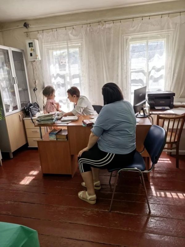 Специалист Новопсковской ЦРМБ осмотрели жителей с.Ганусовка Специалист Новопсковской ЦРМБ осмотрели жителей с.Ганусовка