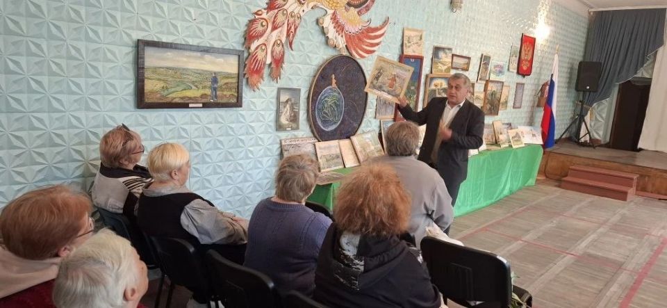 В филиале клуба поселка шахты «Княгининская» состоялось культурно-просветительское мероприятие для слушателей Университета третьего возраста