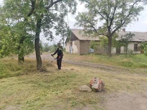 В поселке Изварино проведён субботник