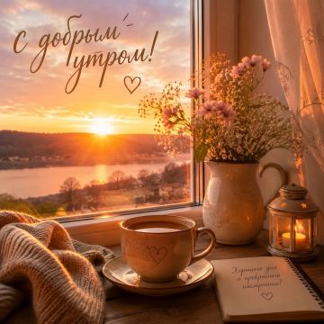 С добрым утром! Заряжаемся позитивом и идём покорять этот мир!