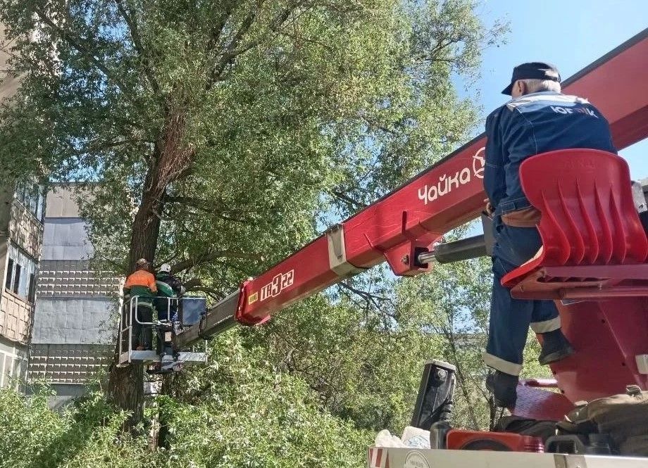 Коммунальными службами проведены работы на территории города Коммунальными службами проведены работы на территории города