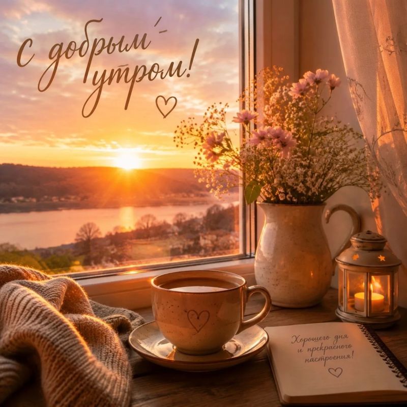 С добрым утром! Заряжаемся позитивом и идём покорять этот мир!