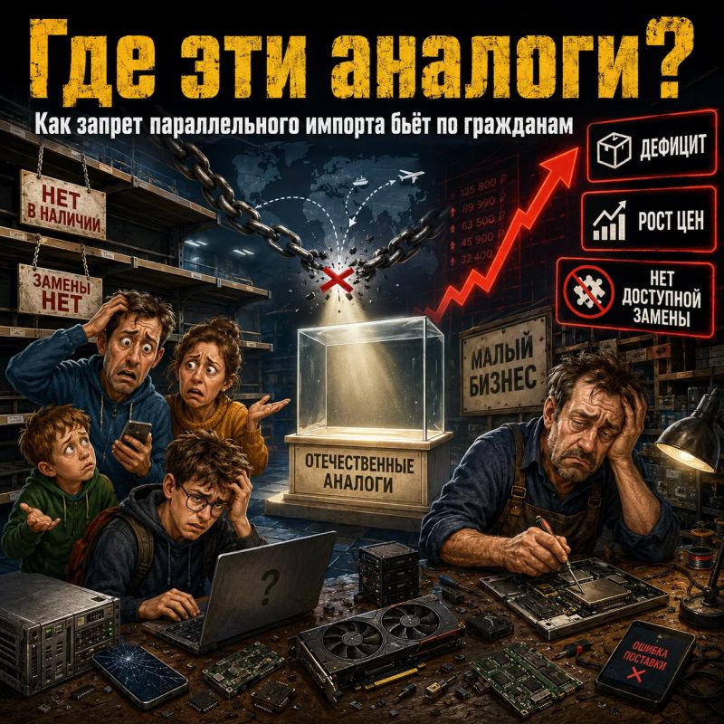 «Где эти аналоги?» Как запрет параллельного импорта бьёт по гражданам