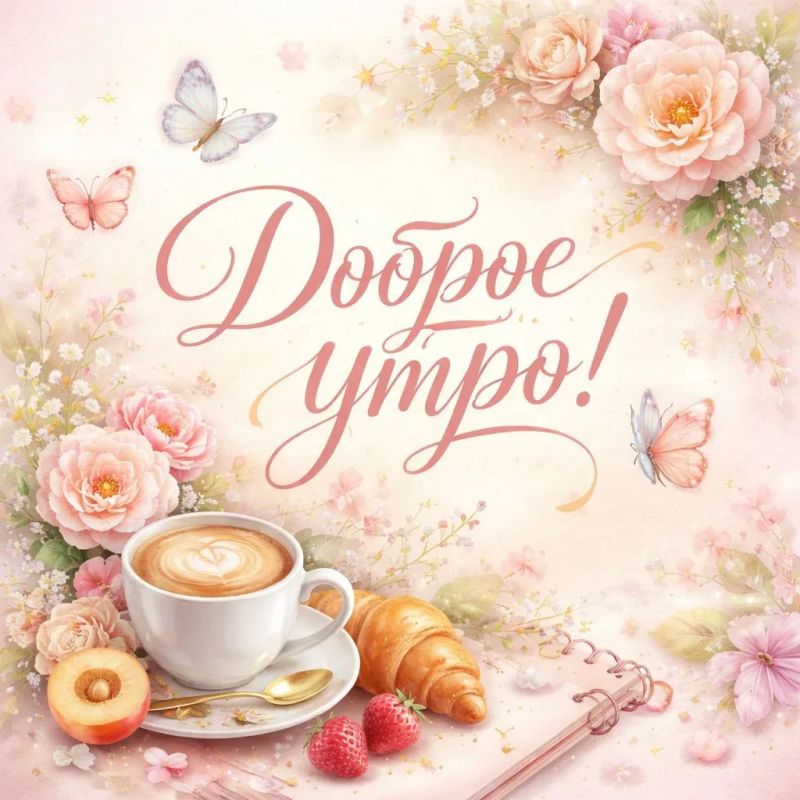 Пусть утро подарит Вам заряд энергии на весь день!