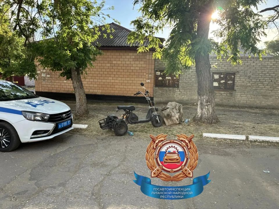 В Красном Луче в ДТП пострадали четверо подростков на мопеде
