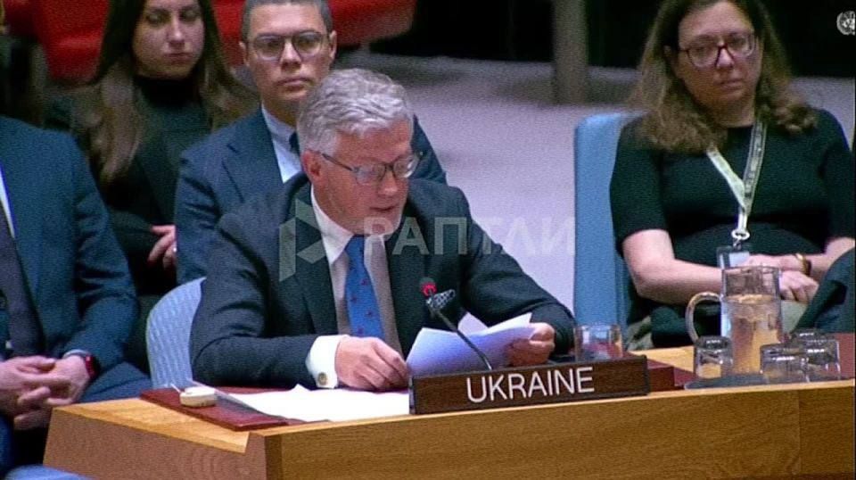 Ничего необычного, просто представитель УГИЛ в ООН Андрей Мельник на заседании Совбеза называет удар по детям в Старобельске «мифом» и «фейком»