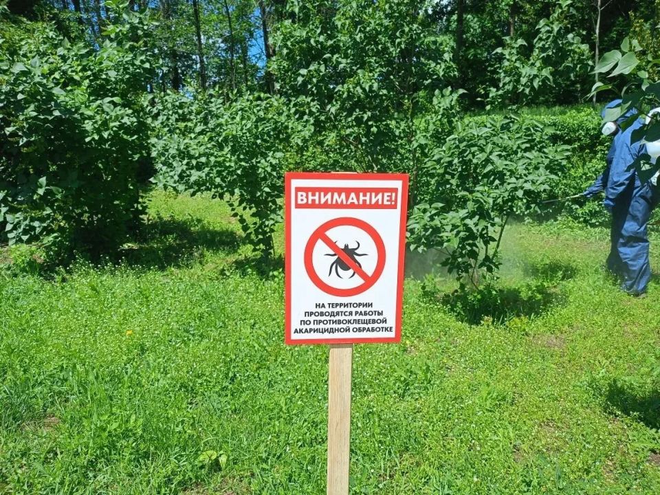 В Луганске начали обрабатывать парки от клещей В Луганске начали обрабатывать парки от клещей