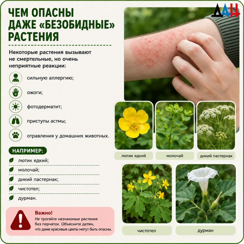 Опасность на приусадебном участке могут представлять не только животные, но и вполне обычные на вид растения Опасность на приусадебном участке могут представлять не только животные, но и вполне обычные на вид растения