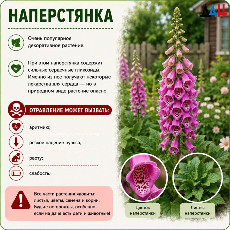 Опасность на приусадебном участке могут представлять не только животные, но и вполне обычные на вид растения Опасность на приусадебном участке могут представлять не только животные, но и вполне обычные на вид растения