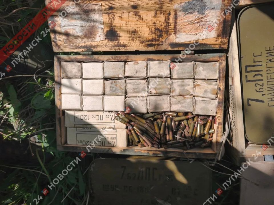 Схрон с боеприпасами нацбатальона «Айдар»* обнаружили в ЛНР Схрон с боеприпасами нацбатальона «Айдар»* обнаружили в ЛНР