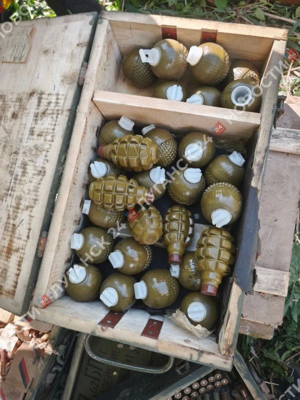 Схрон с боеприпасами нацбатальона «Айдар»* обнаружили в ЛНР Схрон с боеприпасами нацбатальона «Айдар»* обнаружили в ЛНР