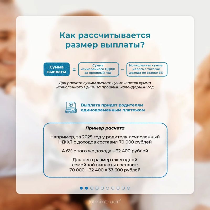 С 1 июня Социальный фонд начал принимать заявления на оформление ежегодной семейной выплаты С 1 июня Социальный фонд начал принимать заявления на оформление ежегодной семейной выплаты