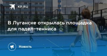 В Луганске открылась площадка для падел-тенниса
