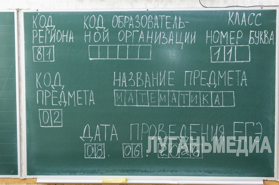 Луганские выпускники сдали ЕГЭ по математике Луганские выпускники сдали ЕГЭ по математике
