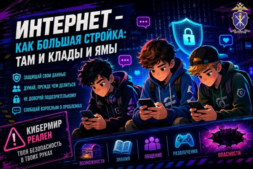 Уважаемые родители!. Интернет даёт детям большие возможности для учёбы и творчества, но в нём есть и серьёзные риски: кибербуллинг, контакты с незнакомцами, опасный контент и мошенничество Уважаемые родители!. Интернет даёт детям большие возможности для учёбы и творчества, но в нём есть и серьёзные риски: кибербуллинг, контакты с незнакомцами, опасный контент и мошенничество