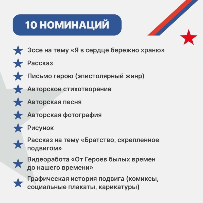Продолжается приём заявок на конкурс «Памяти героев верны!» Продолжается приём заявок на конкурс «Памяти героев верны!»