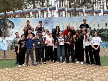 Юные новоайдарцы прибыли в Тамбовскую область в лагерь «Кристалл»