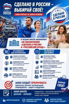 Друзья, как вы видите, мы ведём большую работу по продвижению российских производителей и формированию культуры ответственного потребительского выбора