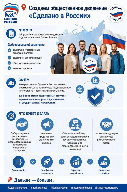 Создаём общественное движение «Сделано в России»