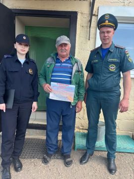 Правоохранители Марковского округа усилили профилактическую работу в пожароопасный период