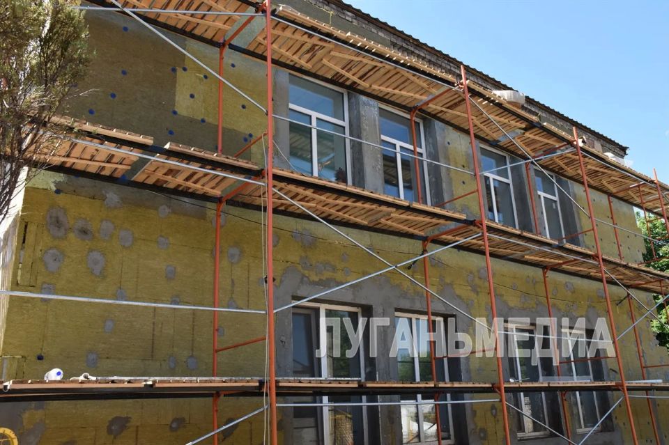 В Перевальском психоневрологическом интернате продолжается капитальный ремонт