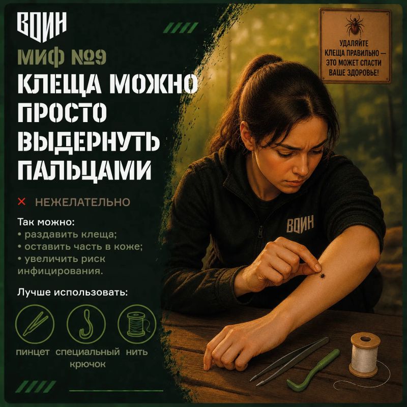 «Безопасное лето»: 10 мифов о клещах «Безопасное лето»: 10 мифов о клещах