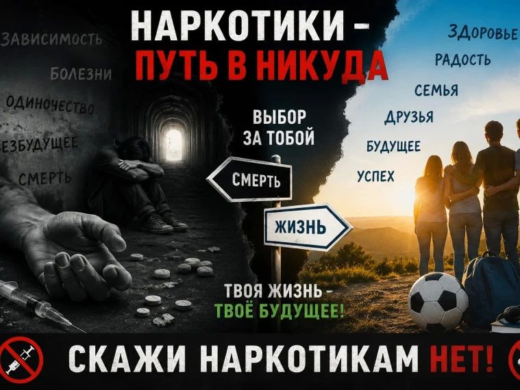 Цена зависимости: наркотики уносят жизни!