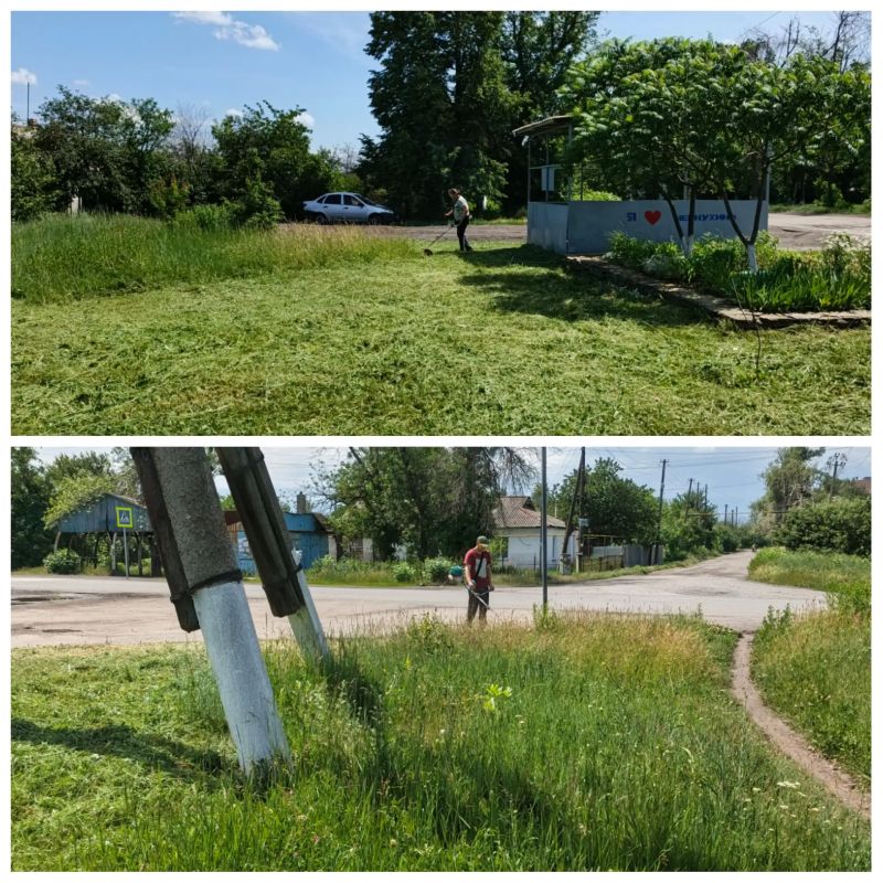 В пгт Чернухино продолжаются работы по благоустройству общественных территорий В пгт Чернухино продолжаются работы по благоустройству общественных территорий
