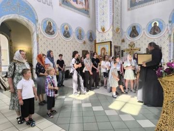 Для новоайдарцев провели экскурсию в один из православных храмов Тамбовской области