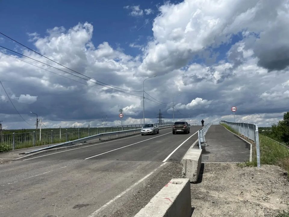 Напоминаем, что движение по путепроводу в районе Большой Вергунки полностью восстановлено