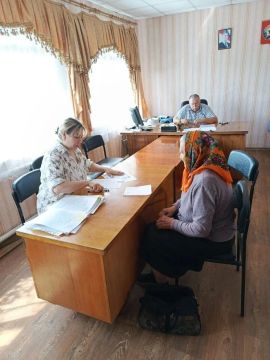 Приём граждан представителями Филиала № 14 ГКУ ЛНР "РЦСЗН" в г. Ровеньки