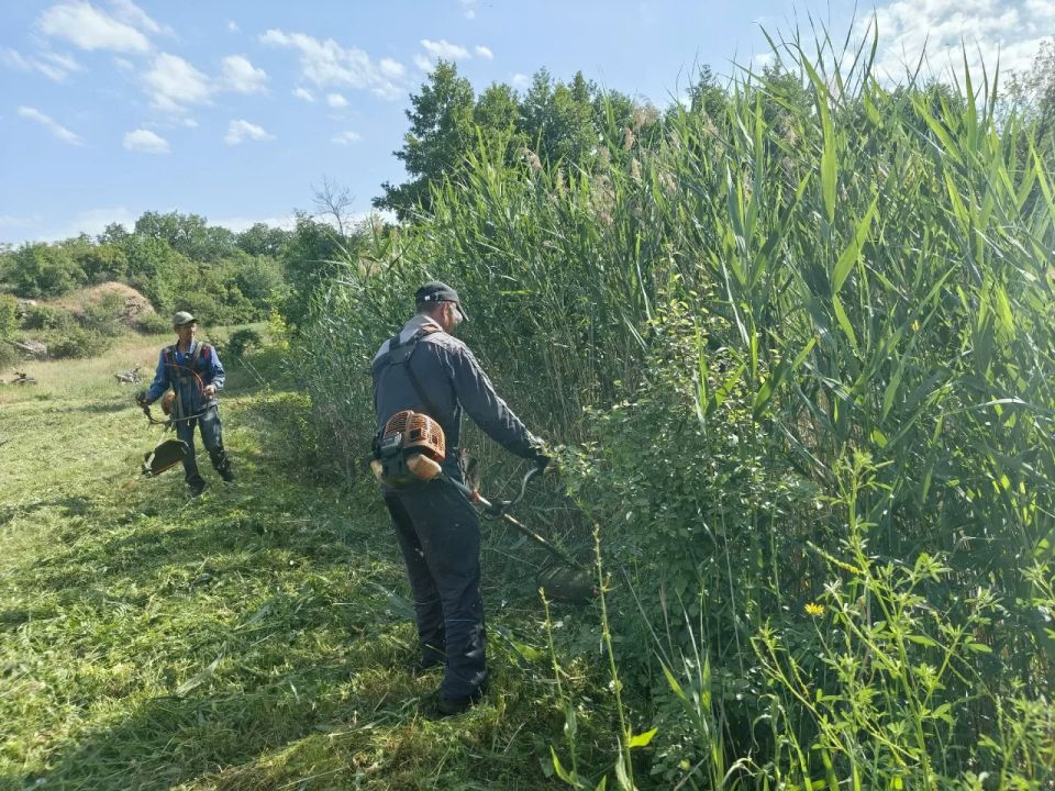 В пгт Городище, на берегу пруда речки Белая по ул. Маяковского отделом по обеспечению жизнедеятельности пгт Городище, с. Малоивановка были организованы и проведены работы по устройству подъезда с площадкой размером 12 х 25... В пгт Городище, на берегу пруда речки Белая по ул. Маяковского отделом по обеспечению жизнедеятельности пгт Городище, с. Малоивановка были организованы и проведены работы по устройству подъезда с площадкой размером 12 х 25...