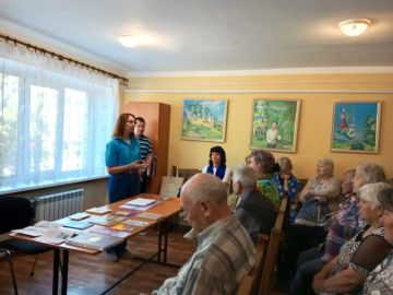 В рамках Стратегии действий в интересах граждан старшего поколения - краткий лекцион «Страницами истории города Рубежное»