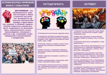 Памятка по противодействию идеологии терроризма и экстремизма